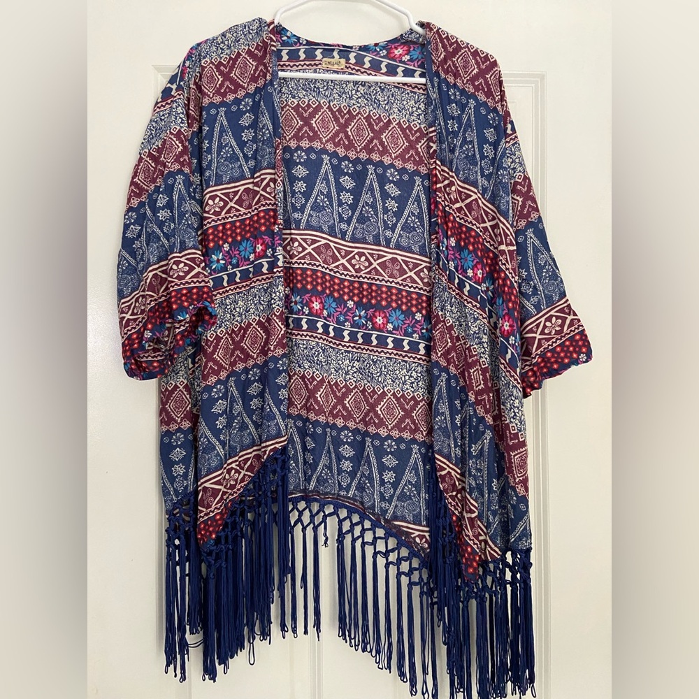 Hollister Multicolor Patterned Cardigan